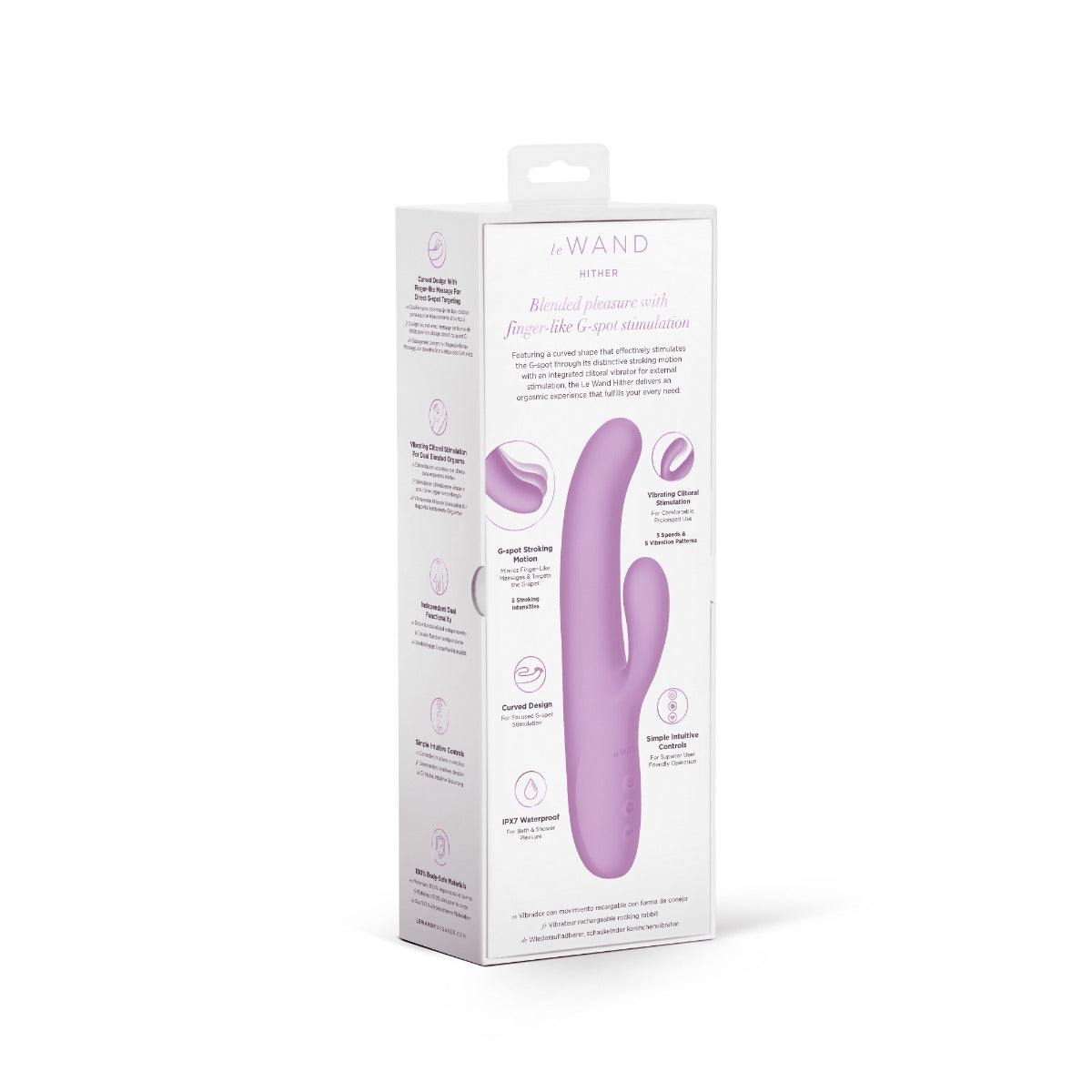 Le Wand Hither Rechargeable Rocking Rabbit Vibrator Lilac