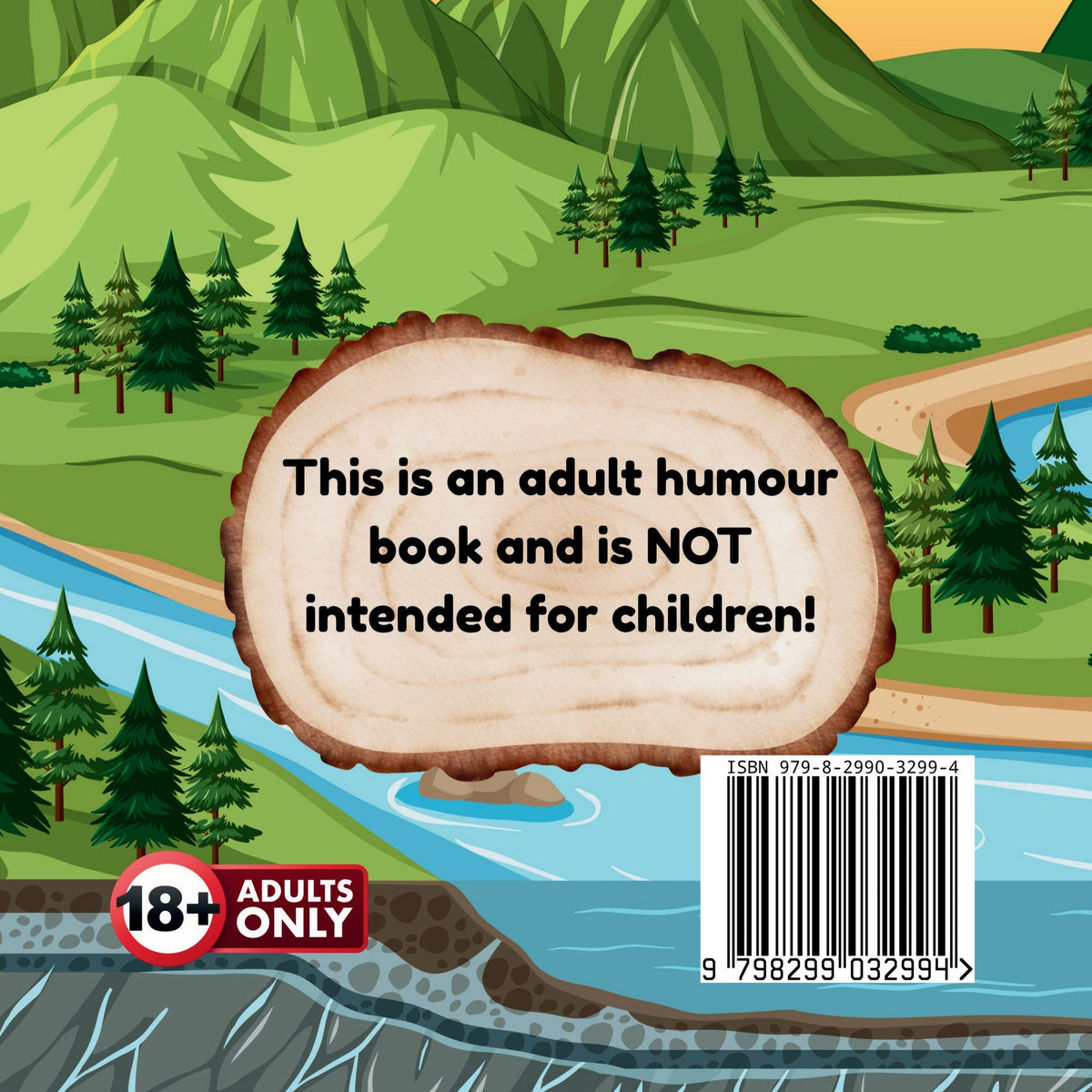 My Beaver Loves Wood funny adult paperback back cover