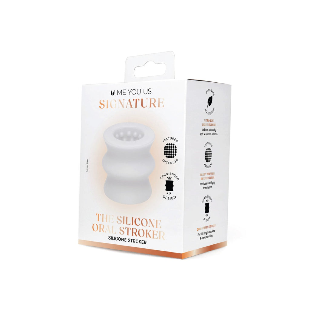 Me You Us Signature The Silicone Oral Stroker Clear