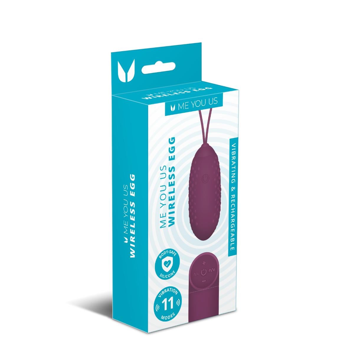Me You Us Wireless Egg Vibrator Purple Secondary image