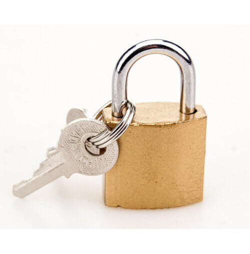 BOUND Padlock and Key Main image