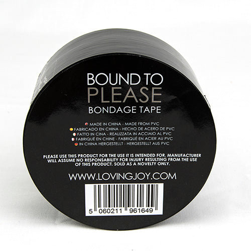 Bound to Please Bondage Tape Black Secondary image