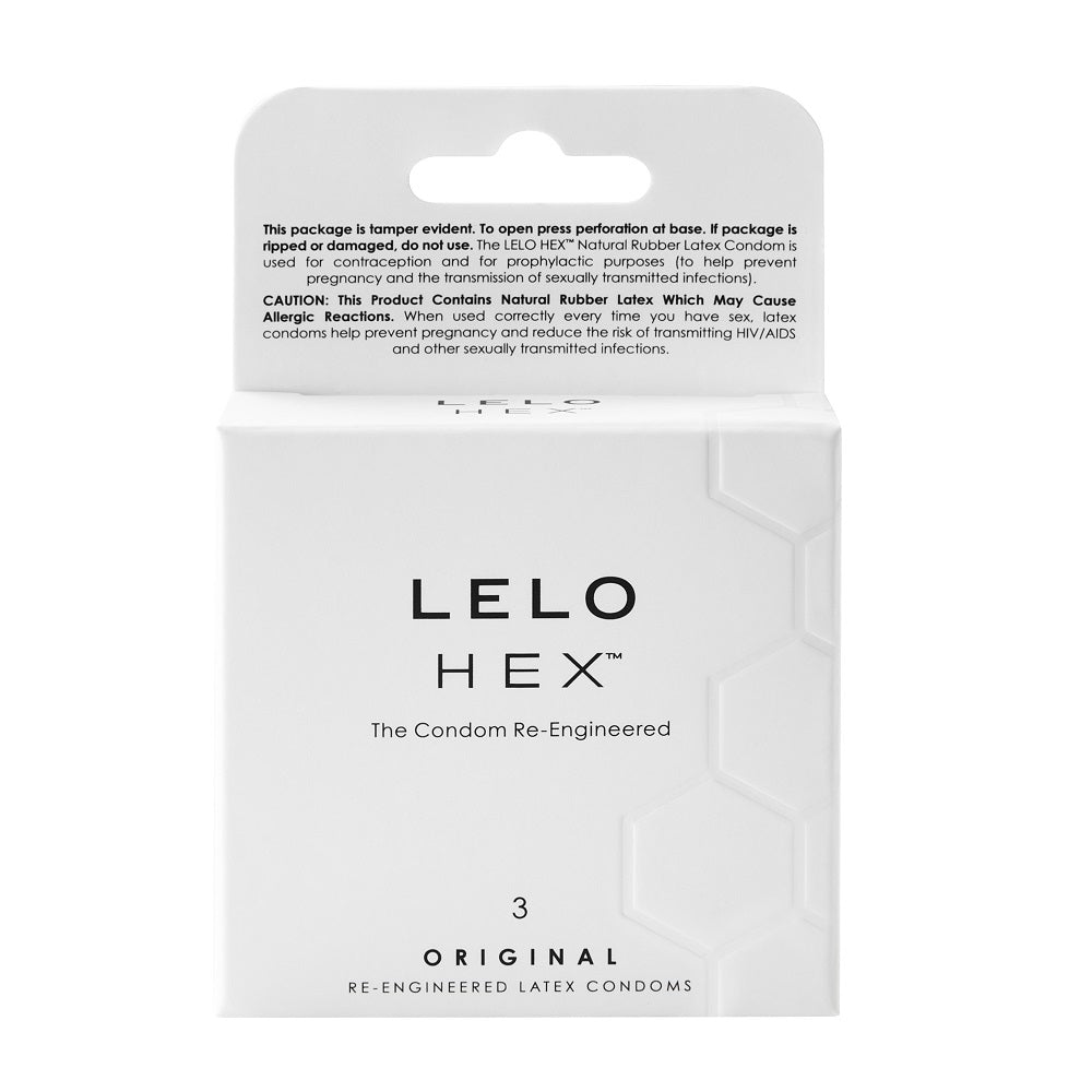 LELO HEX Condoms Original 3 pack Main image