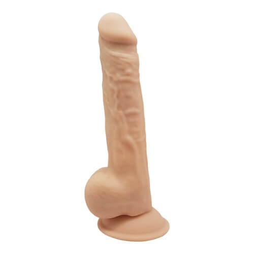 9-5-inch-realistic-silicone-dual-density-dildo-with-suction-cup-with-balls