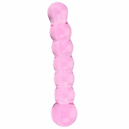 Spectrum Ribbed Glass Dildo Main image