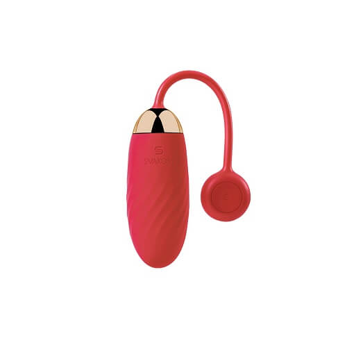 Svakom Ella APP Controlled Silicone Vibrating Egg  Red Secondary image