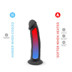 6-inch-realistic-silicone-dual-density-dildo-with-suction-cup-black