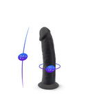 6-inch-realistic-silicone-dual-density-dildo-with-suction-cup-black