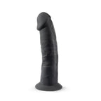 7-5-inch-realistic-silicone-dual-density-dildo-with-suction-cup-black