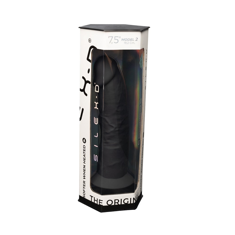 7-5-inch-realistic-silicone-dual-density-dildo-with-suction-cup-black
