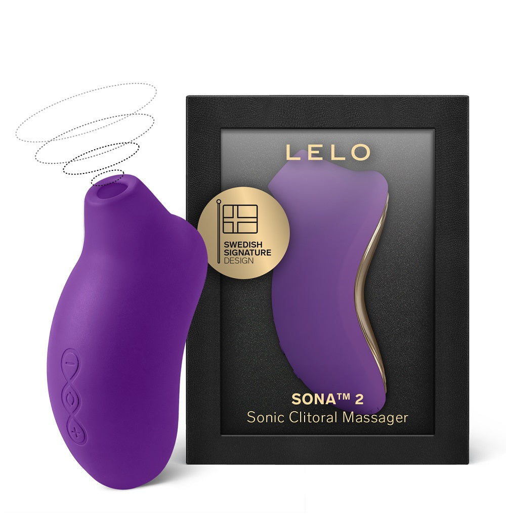 LELO SONA 2 Sonic Clitoral Massager - Purple Main image