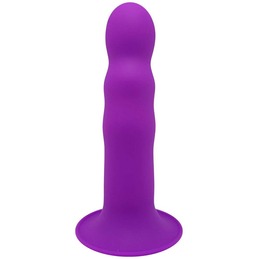 Adrien Lastic Cushioned Core Suction Cup Ribbed Silicone Dildo 7 Inch Main image