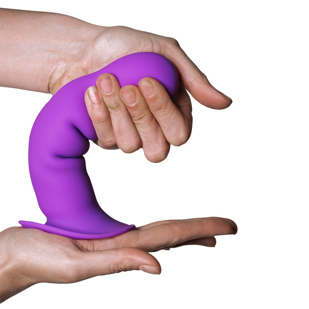 Adrien Lastic Cushioned Core Suction Cup Ribbed Silicone Dildo 7 Inch Secondary image