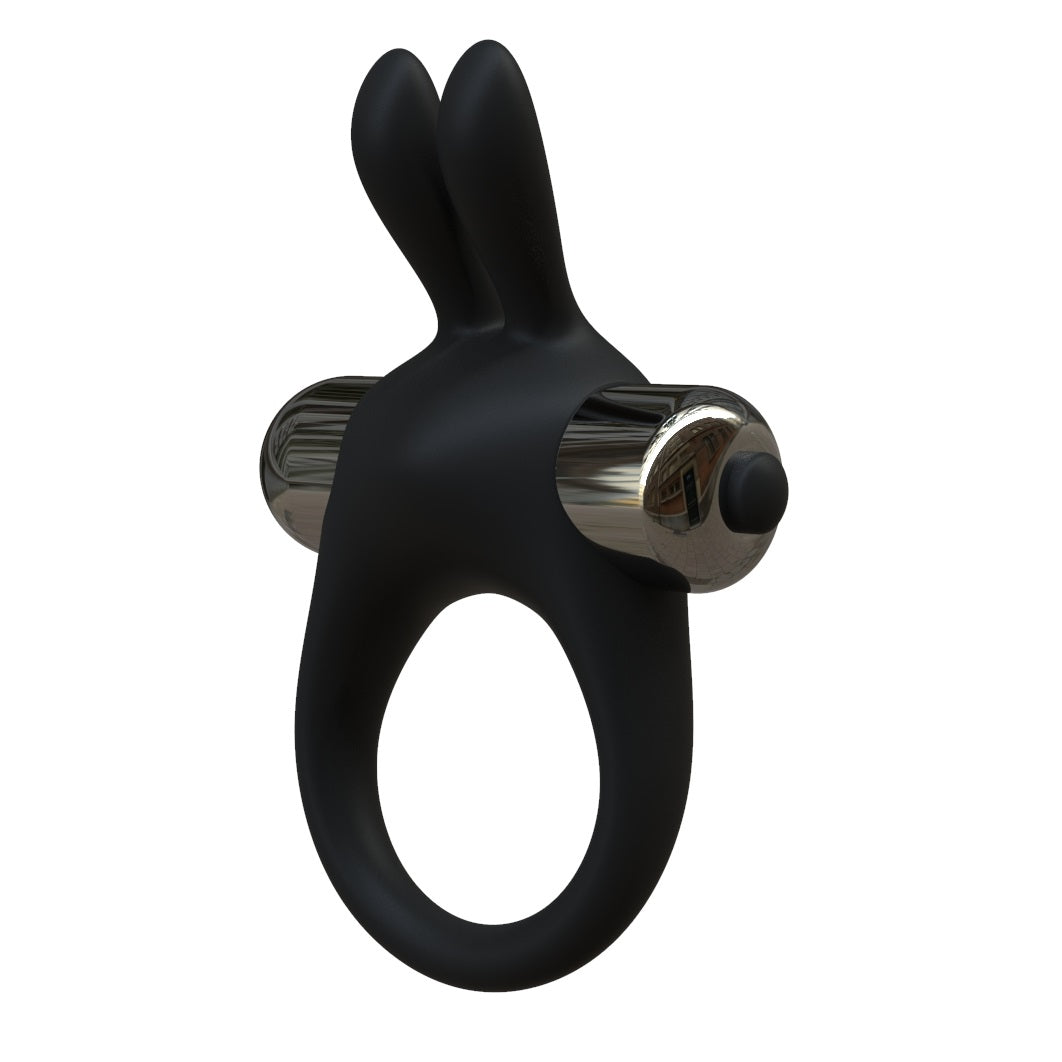 JoyRings Silicone Rabbit Vibrating Cock Ring Secondary image