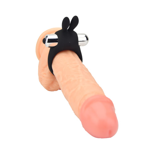 JoyRings Silicone Rabbit Vibrating Cock Ring – product image 3