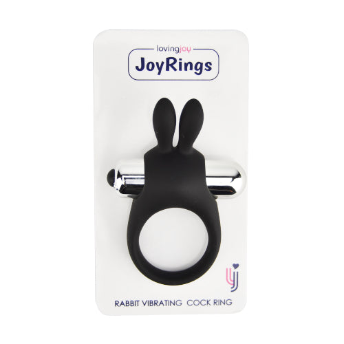 JoyRings Silicone Rabbit Vibrating Cock Ring – product image 4