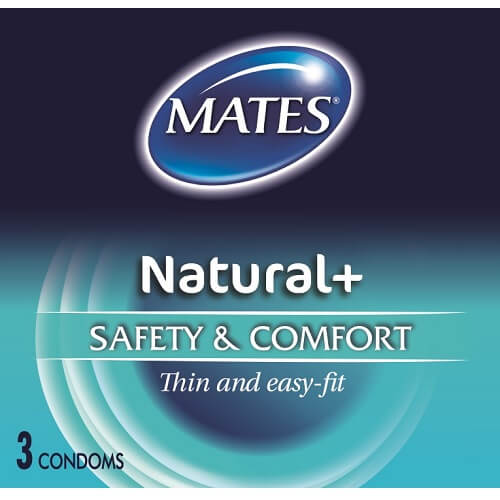 Mates Natural Condoms 3 Pack Main image