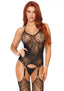 Leg Avenue Lace Suspender Bodystocking One Size