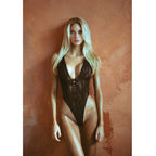 Leg Avenue One Size Floral Lace Thong Body