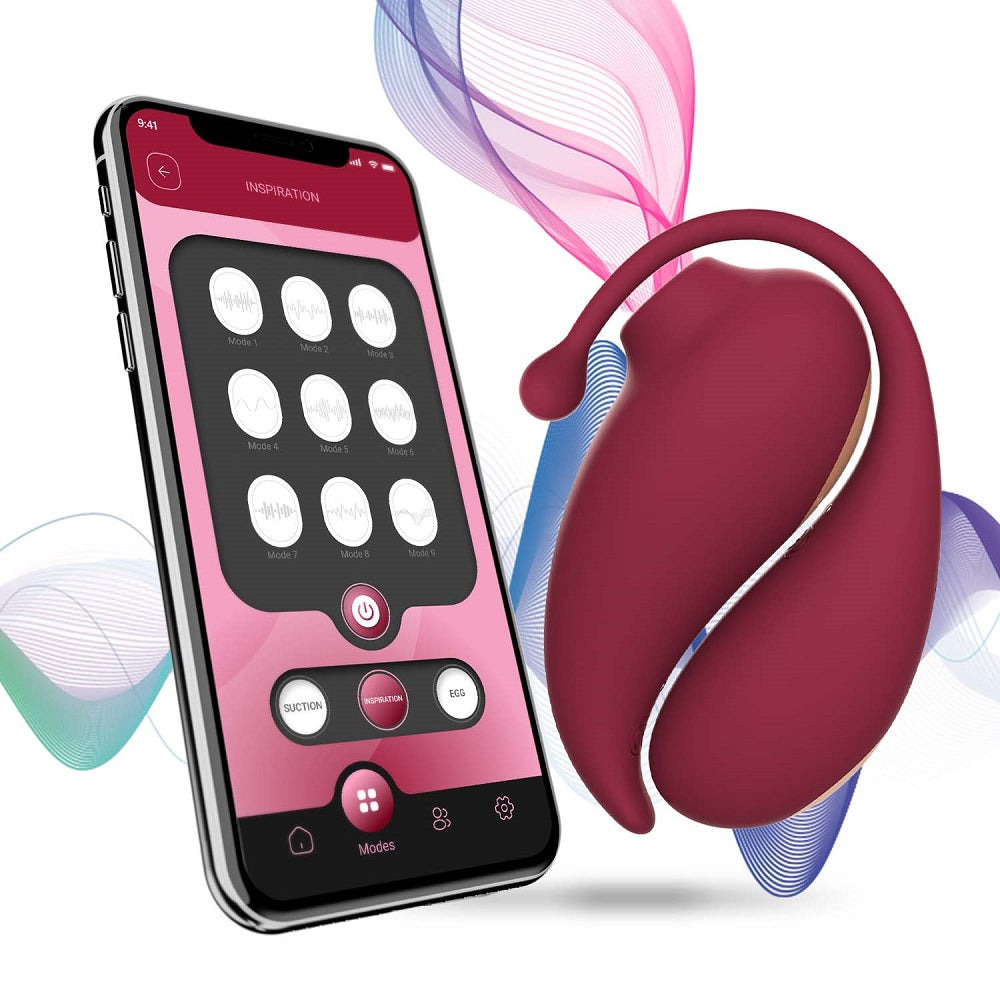 Adrien Lastic Inspiration Clitoral Suction Stimulator and Vibrating Egg Main image