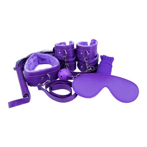 Loving Joy Beginner's Bondage Kit Purple (8 Piece) Main image