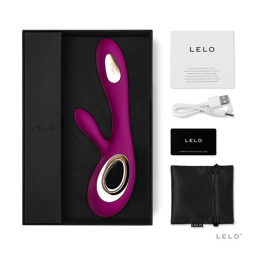 Lelo Soraya Wave Dual Action Vibrator Deep Rose – product image 4
