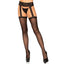 Leg Avenue Sheer Thigh High Stockings with attached Lace Garterbelt