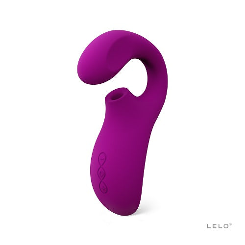 LELO Enigma Dual Stimulation Sonic Massager Deep Rose Secondary image