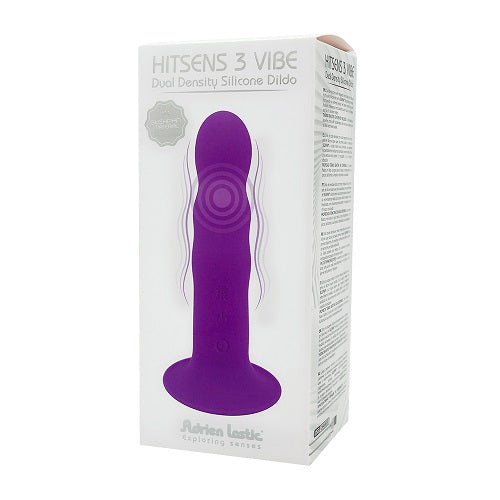 Adrien Lastic Dual Density Cushioned Core Vibrating Suction Cup Ribbed Silicone Dildo 7 Inch Secondary image