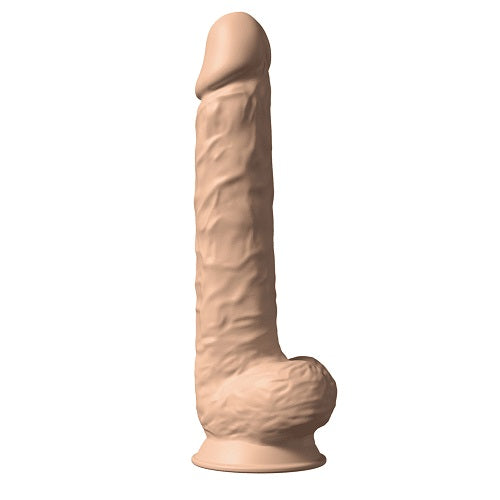 SilexD 15 inch Realistic Silicone Dual Density Dildo with Suction Cup with Balls Main image