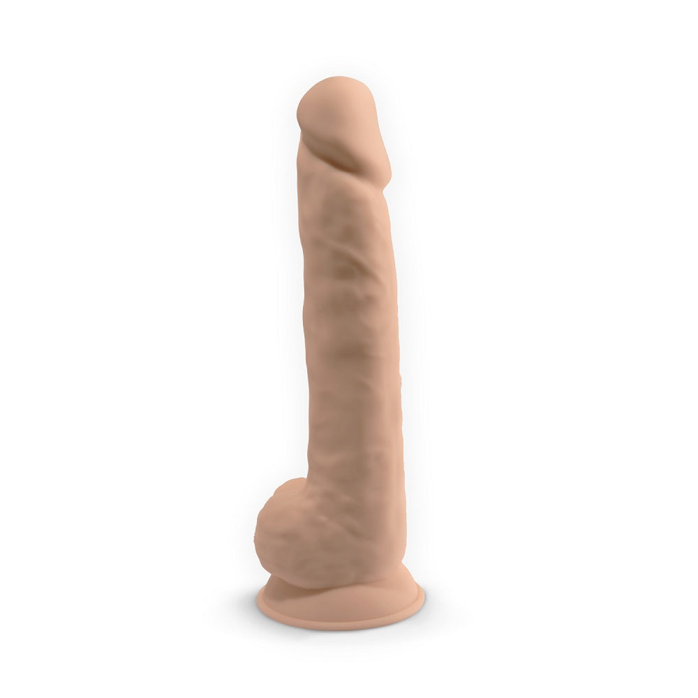 SilexD 15 inch Realistic Silicone Dual Density Dildo with Suction Cup with Balls Secondary image