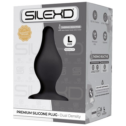SilexD Dual Density Tapered Silicone Butt Plug Large Secondary image