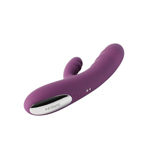 Svakom Avery Thrusting Vibrator with Clitoral Stimulator – product image 2