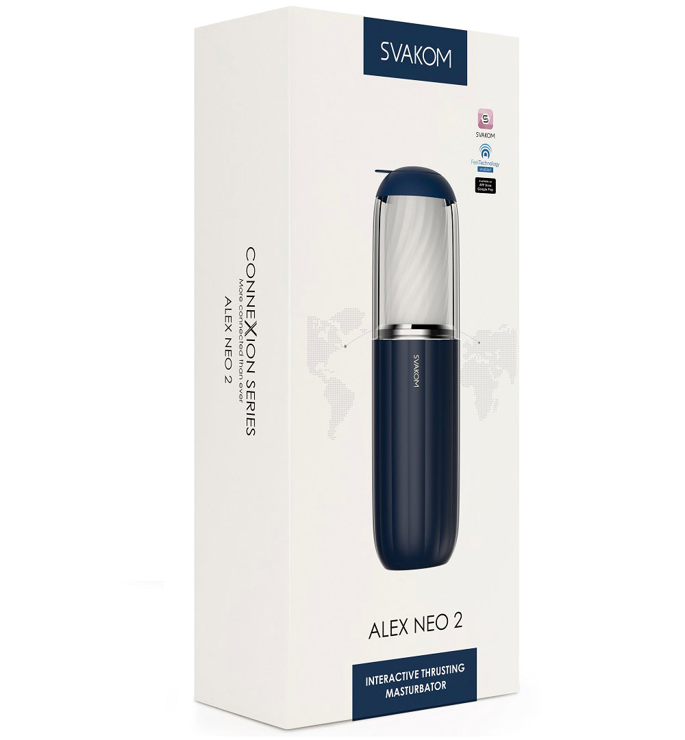 Svakom Alex Neo 2 Interactive App Controlled Thrusting Male Masturbator – product image 6