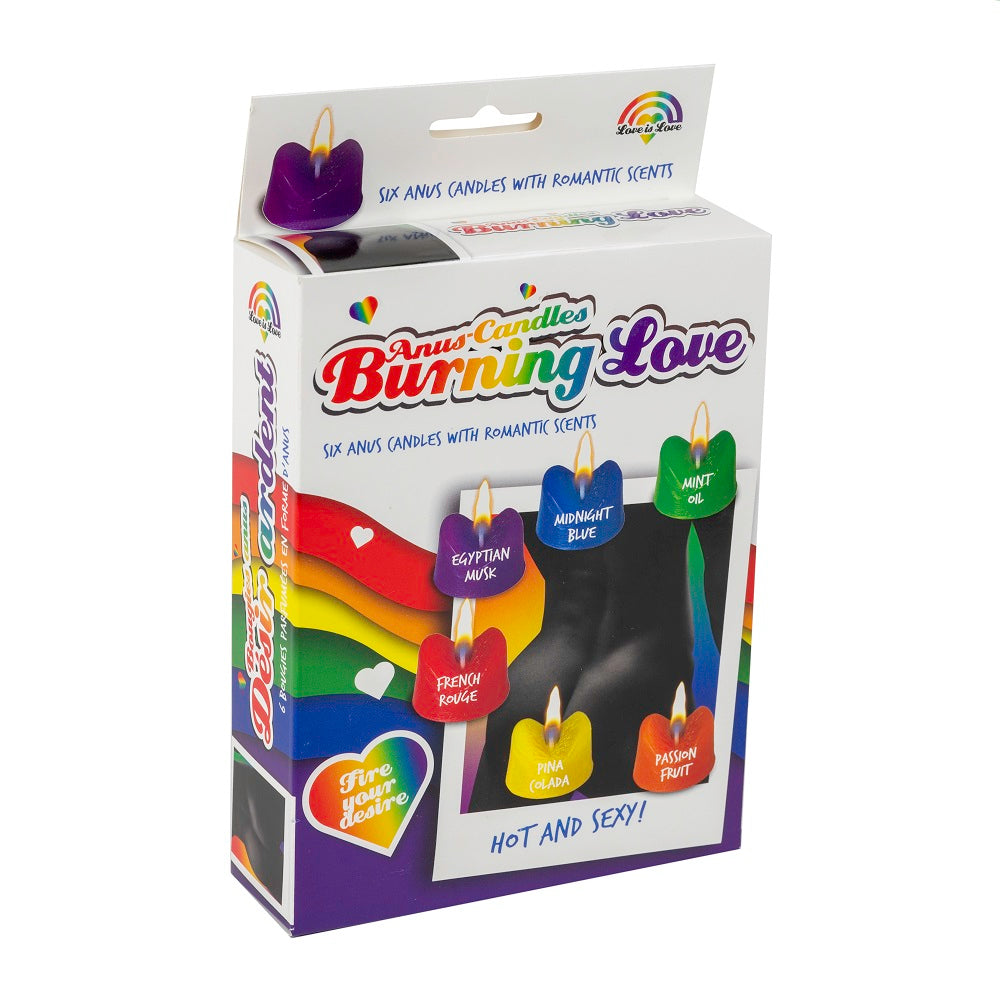Rainbow Burning Love Anus Candles Secondary image