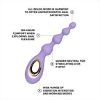 LELO Soraya Anal Beads Violet Dusk