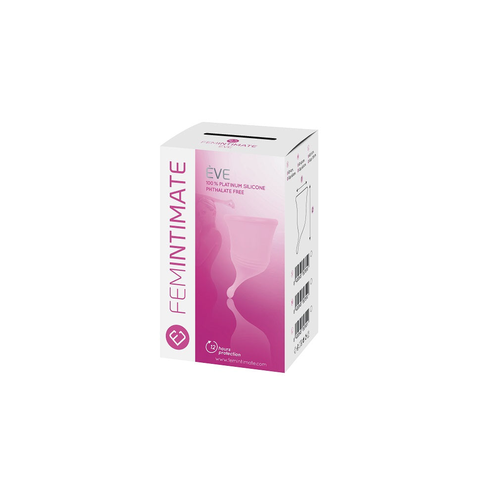 Femintimate Eve Menstrual Cup with Curved Stem Small Secondary image