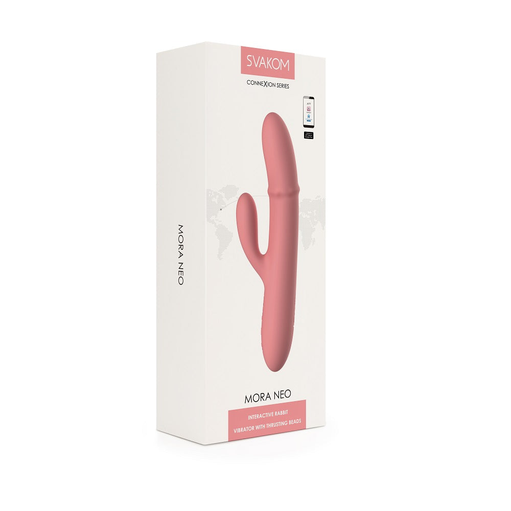 Svakom Mora Neo Interactive Rabbit Vibrator with Thrusting Beads – product image 8