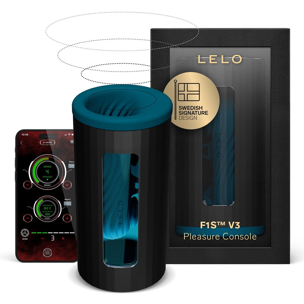 LELO F1S V3 AI Interactive Male Masturbator Blue Main image