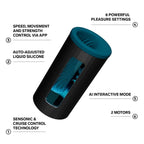 LELO F1S V3 AI Interactive Male Masturbator Blue