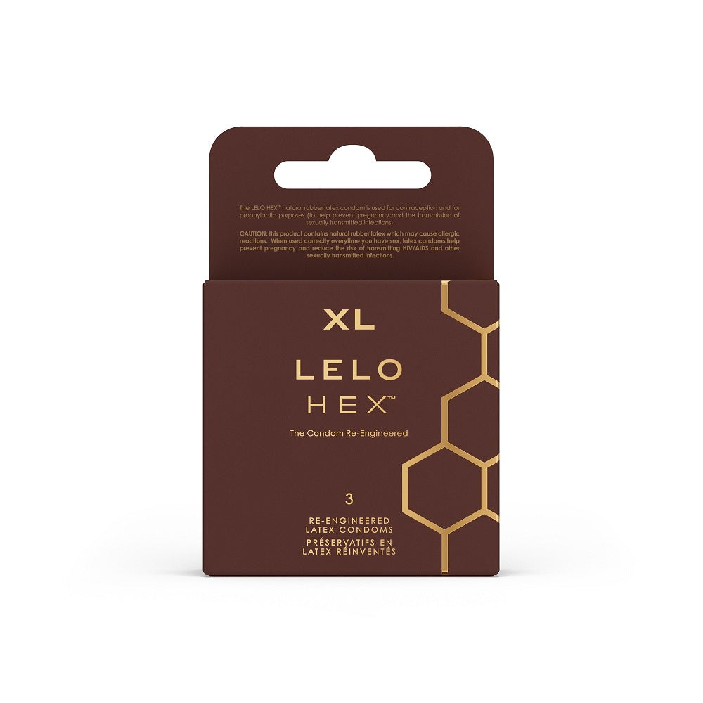 LELO HEX Condoms Respect XL 3 pack Main image