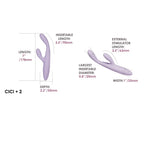 Svakom Cici+ 2 App Controlled Slim Rabbit Vibrator