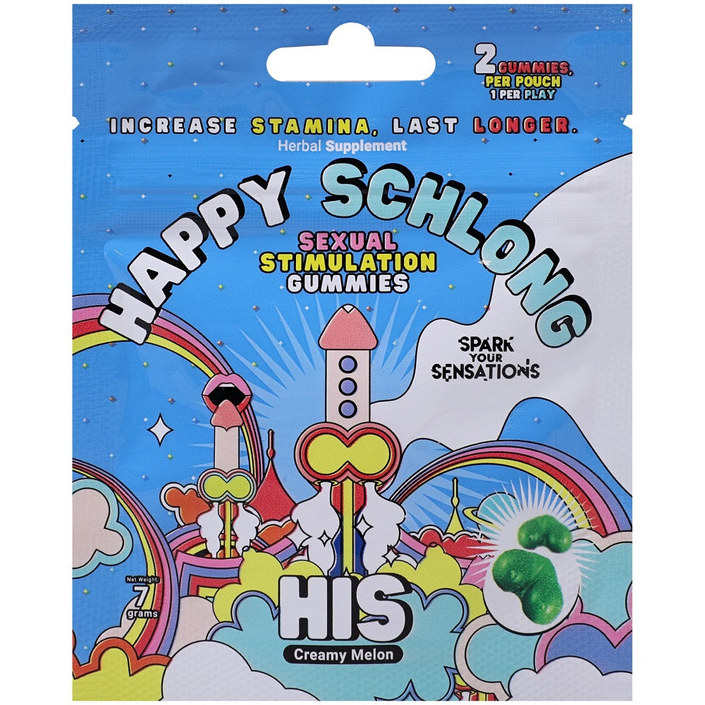 Happy Schlong (His) Sexual Stimulation Gummies (2 pack) Secondary image