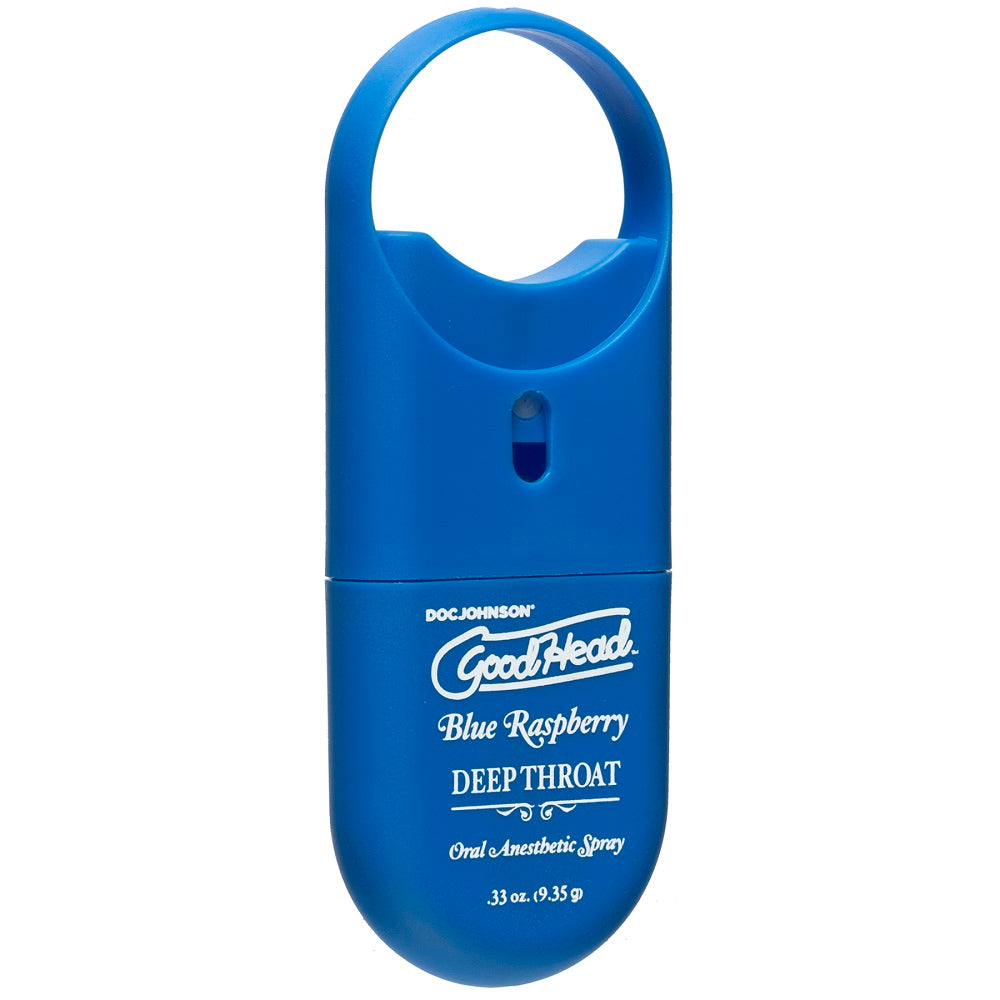 Doc Johnson GoodHead To-Go-Deep Throat Spray - Blue Raspberry Secondary image