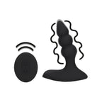 beaded-vibrating-anal-plug-with-remote-control-black