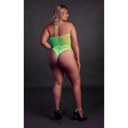 halter-tie-neck-bodysuit-neon-green-plus-size