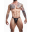 C4M Boost Black Leatherette G-String