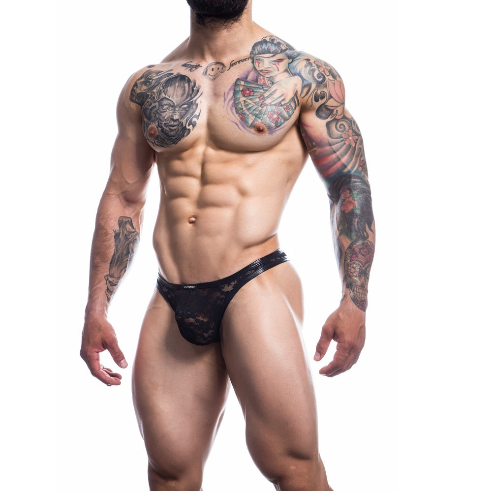 C4M L4CE Thong Black Main image