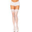 Leg Avenue Stay Up Sheer Thigh Highs White