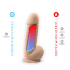 SilexD 8.5 inch Remote Controlled Vibrating Girthy Silicone Dildo